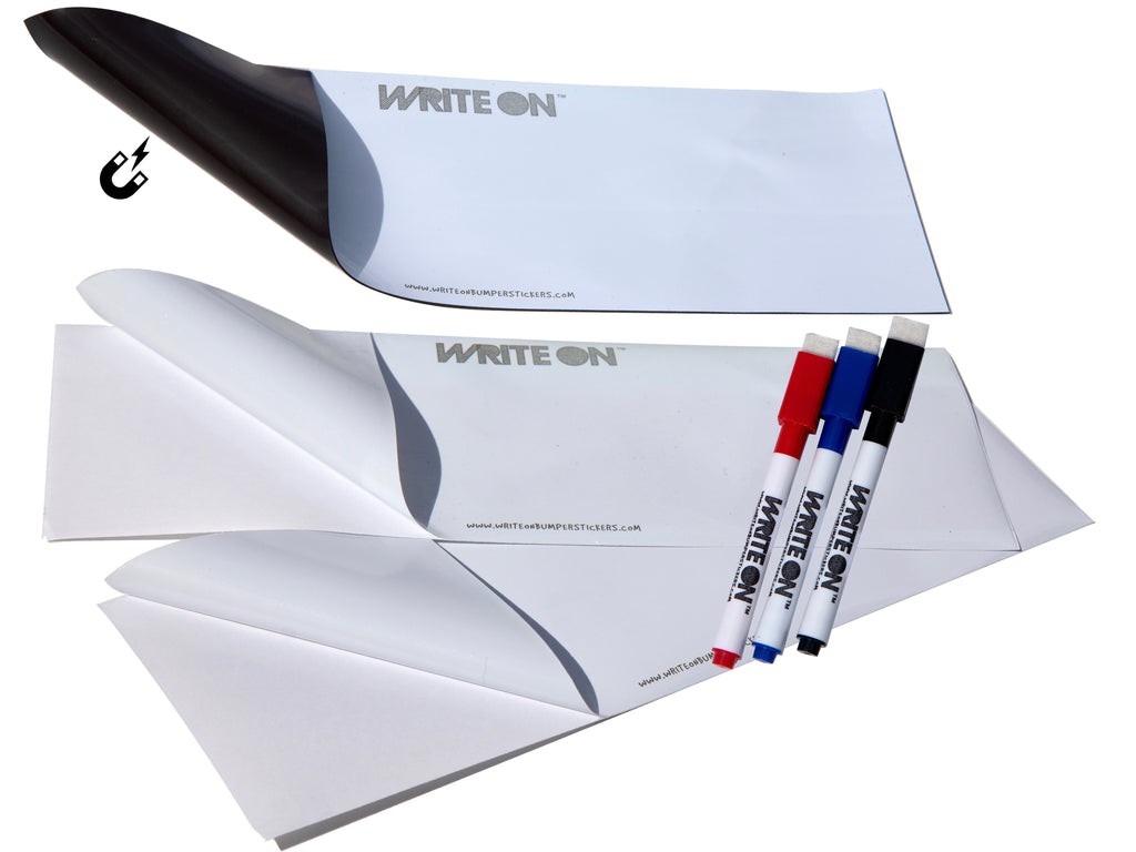 Write On® Combo Kit (1 MAGNET, 2 STICKERS + 3 FREE Markers) | Write On®